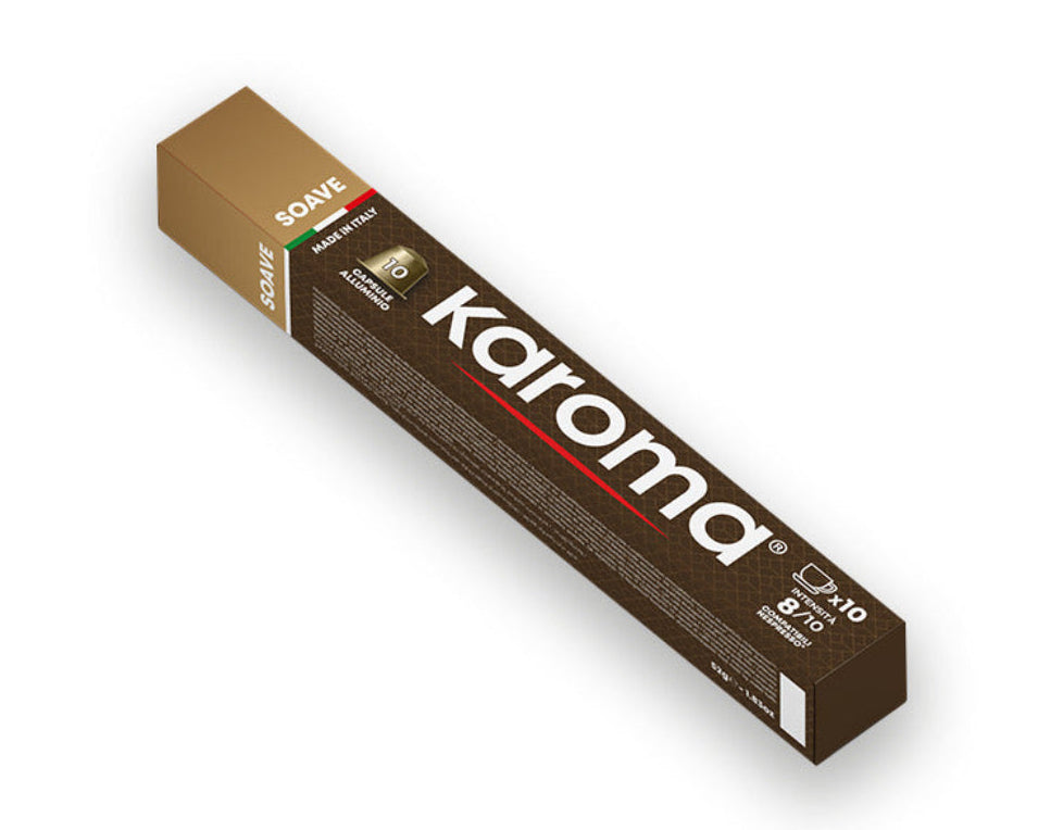 Capsulas compatibles Nespresso* sabor SOAVE , 10 capsulas