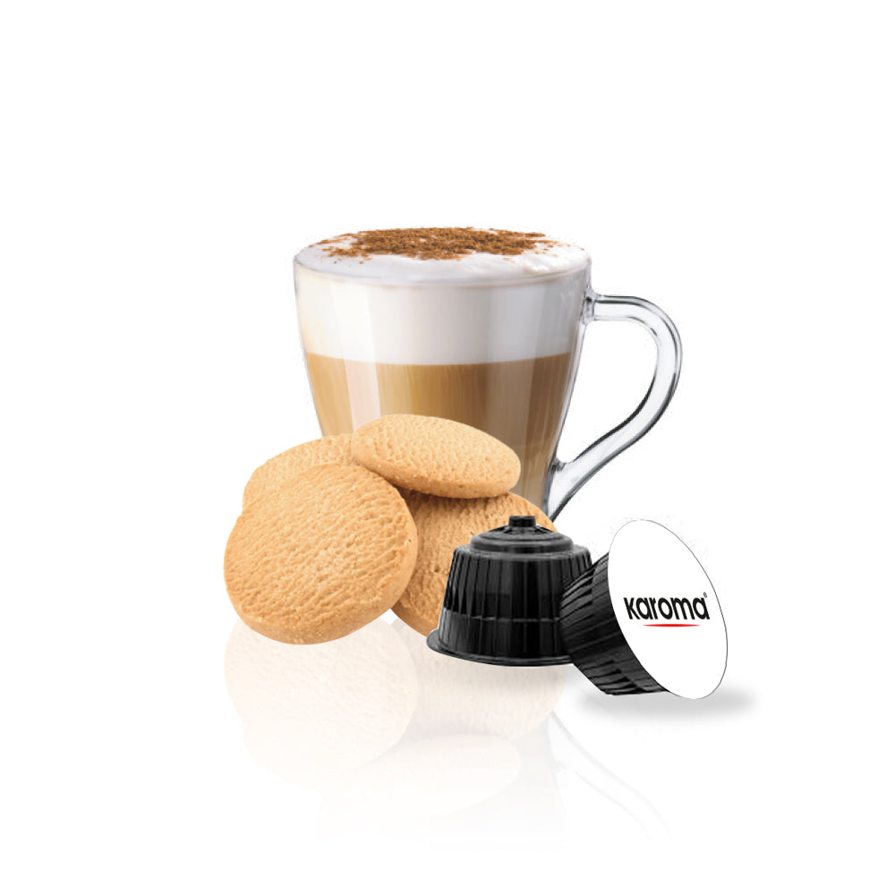 Capsulas compatibles Nescafe* Dolce Gusto* de Cappuccino al Biscotto , 16 capsulas