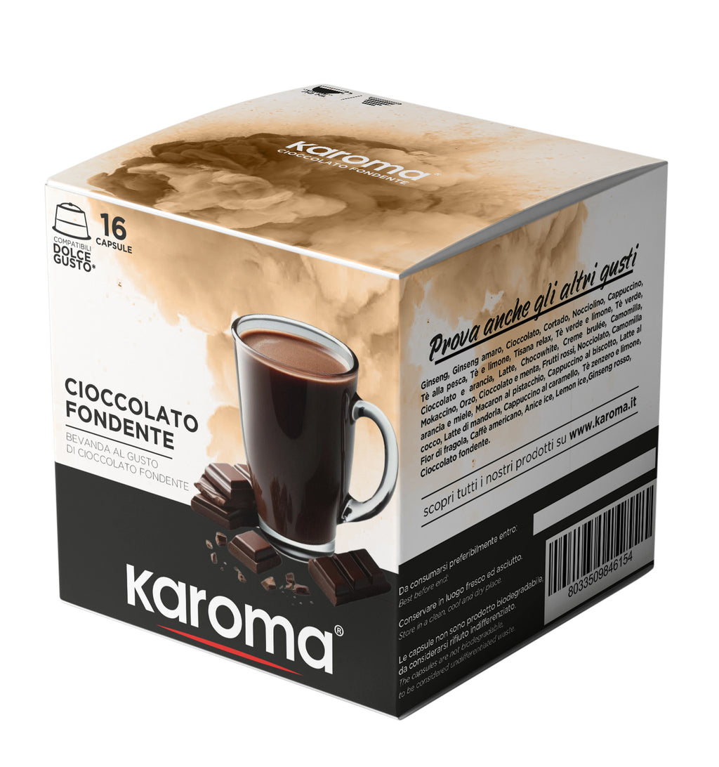 Capsulas compatibles Nescafe* Dolce Gusto* de Cioccolato Fondente , 16 capsulas