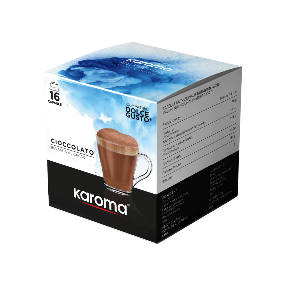 Capsulas compatibles Nescafe* Dolce Gusto* sabor Cioccolato , 16 capsulas